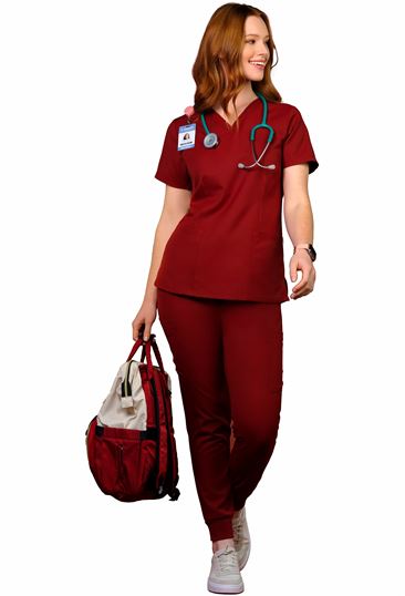Wink (Thrive) Women’s fitted 3 pocket V-Neck 6122