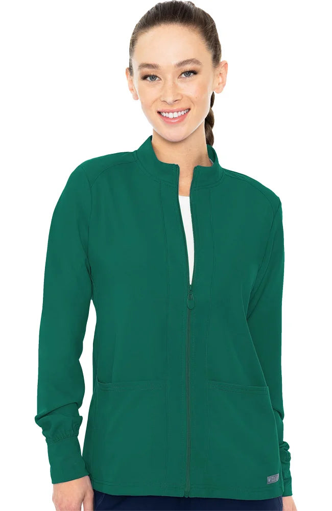 Medcouture Insight Front Pocket Warm-Up Jacket MC2660