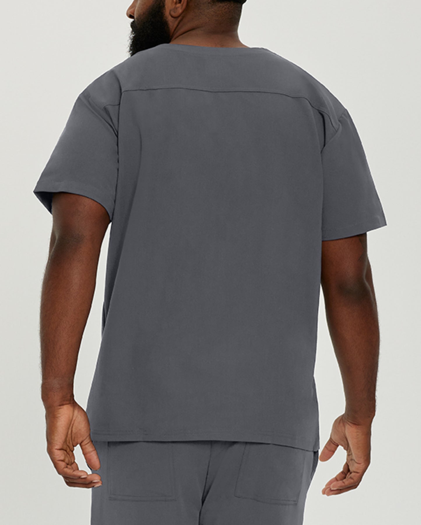 Chest Pocket V-Neck Top 2206