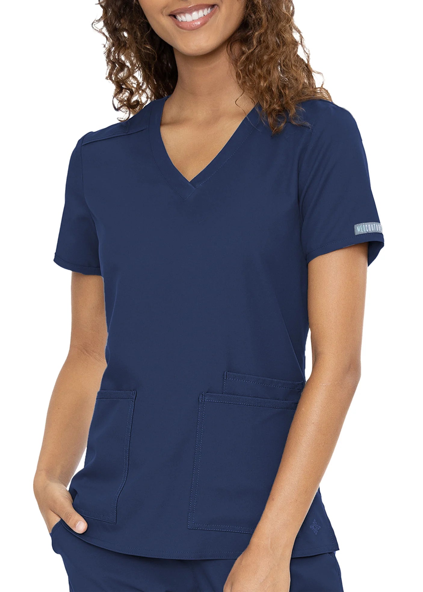 Medcouture Insight Three Pocket Top MC2411