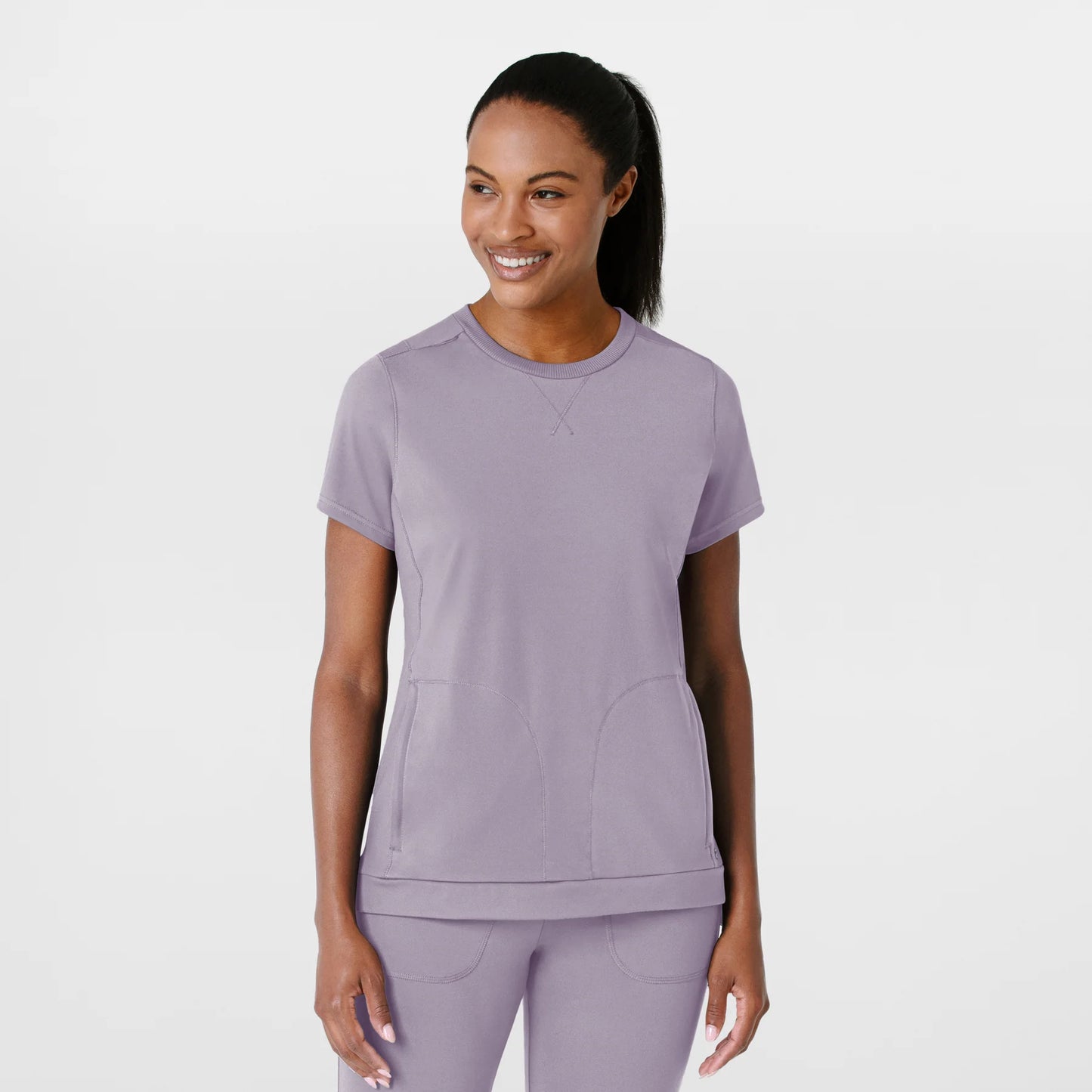 Wink RENEW Knit Women's Flex-n-Reach Crew Neck Scrub Top 6359
