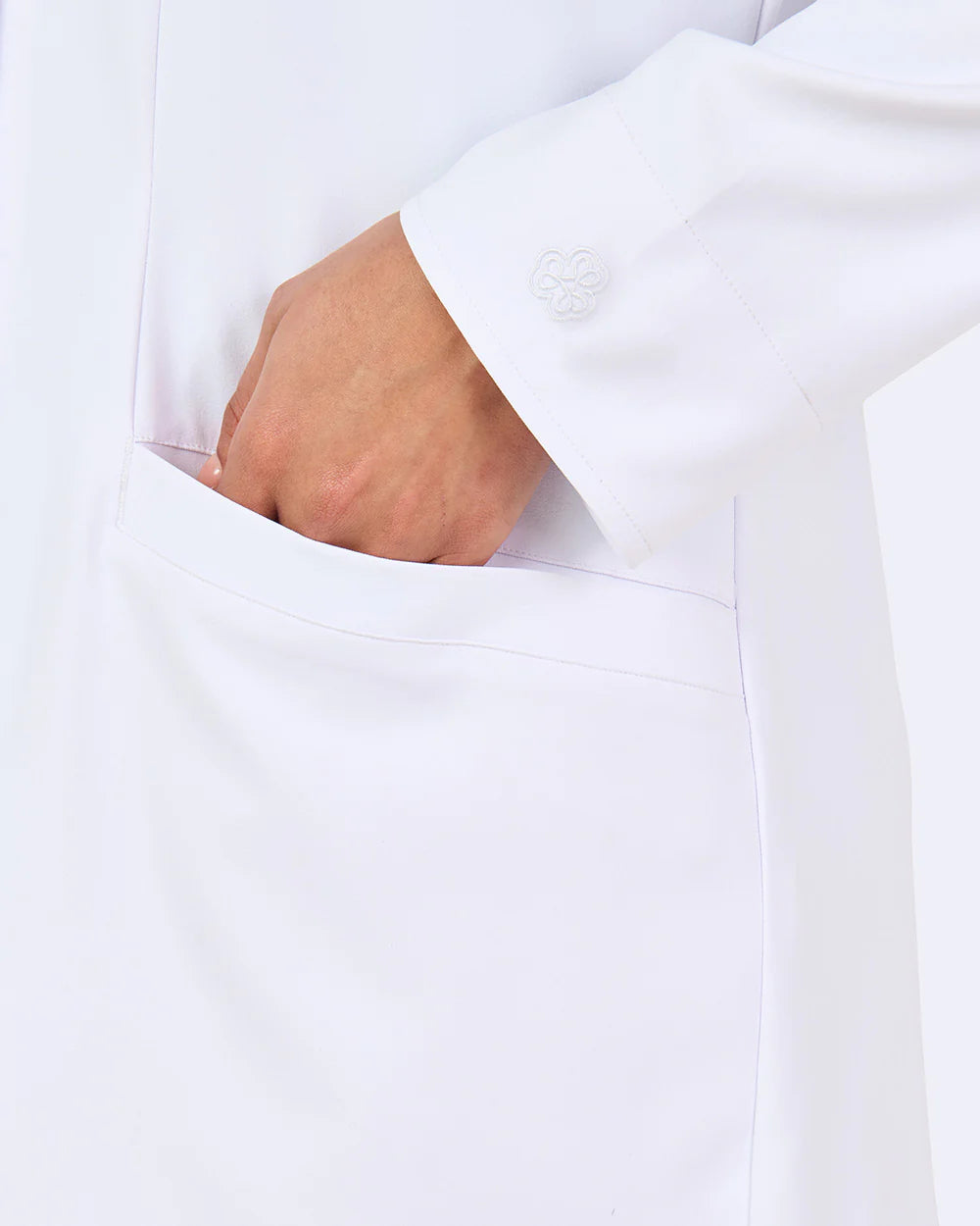 Zavaté Lola Lab Coat White 4013