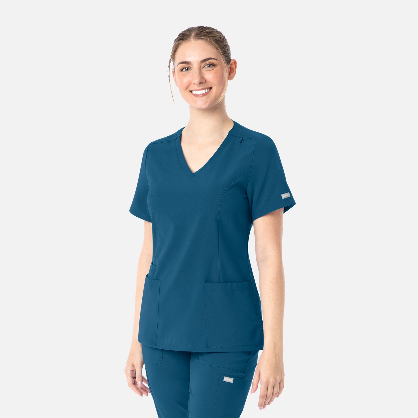 Maevn Women’s Double V-Neck Top 5001