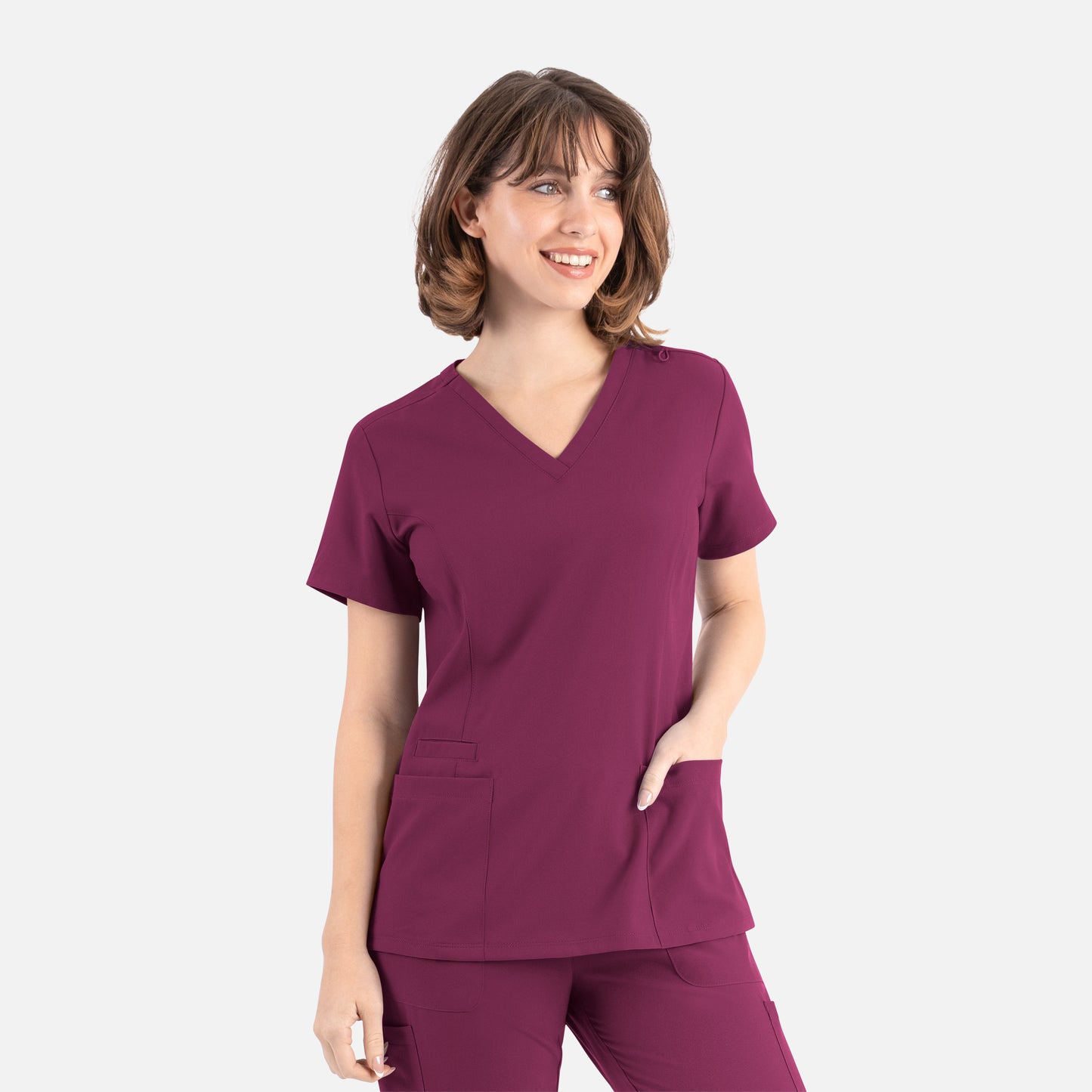 Maevn Women’s Double V-Neck Top 5001