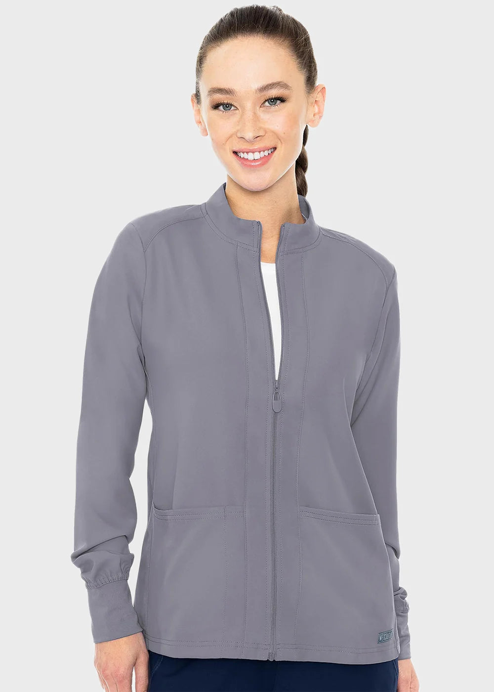 Medcouture Insight Front Pocket Warm-Up Jacket MC2660