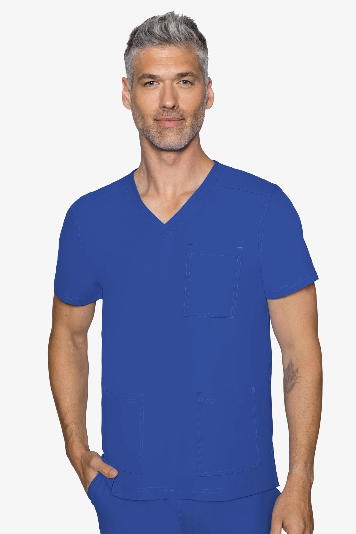 Med Couture Rothwear Insight Men’s 3-Pocket Scrub Top 2486