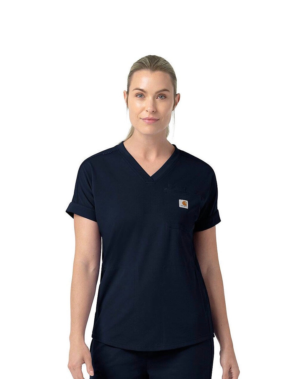 Carhartt Cross-Flex Knit V-Neck Scrub Top c13190