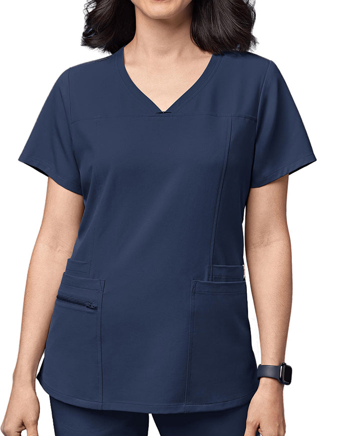 Wink THRIVE Curved V-Neck Top
