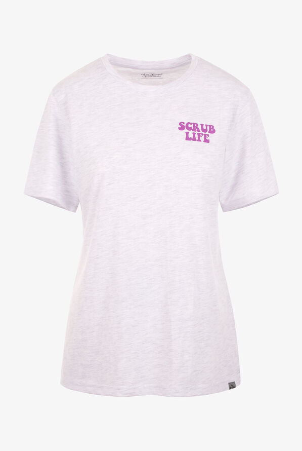 Zavate Ava Therese Scrub Life Women's Short Sleeve Knit T-Shirt 1166