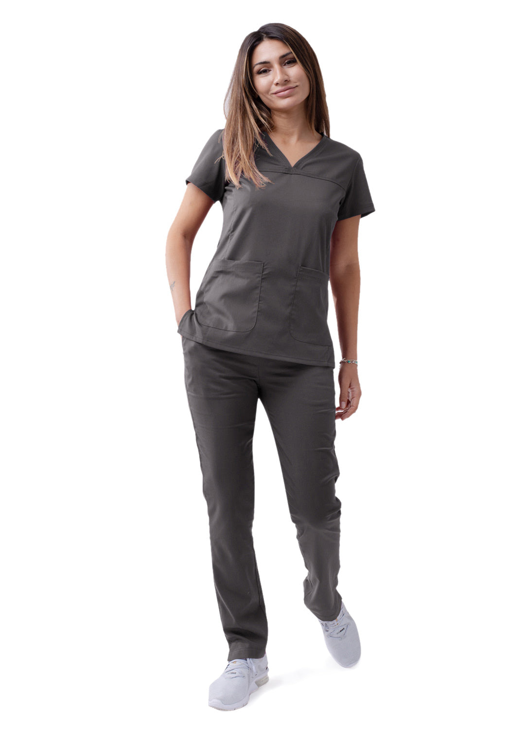 ADAR Pro Women’s Sweetheart V-neck Scrub Top