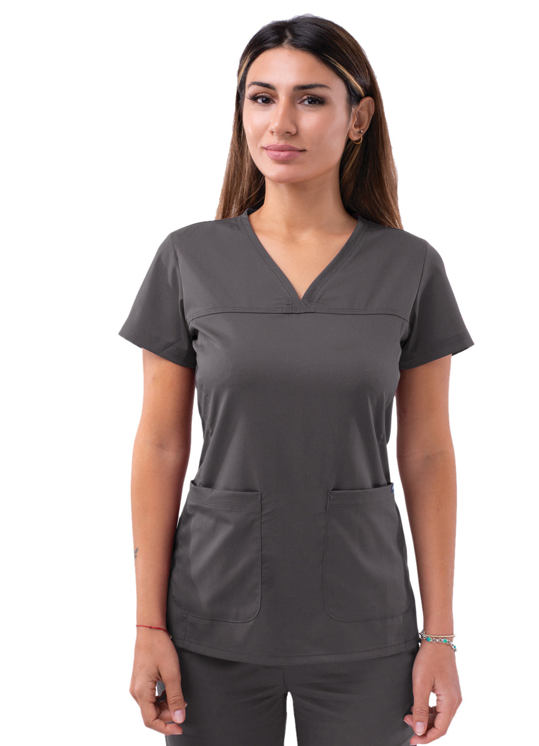 ADAR Pro Women’s Sweetheart V-neck Scrub Top