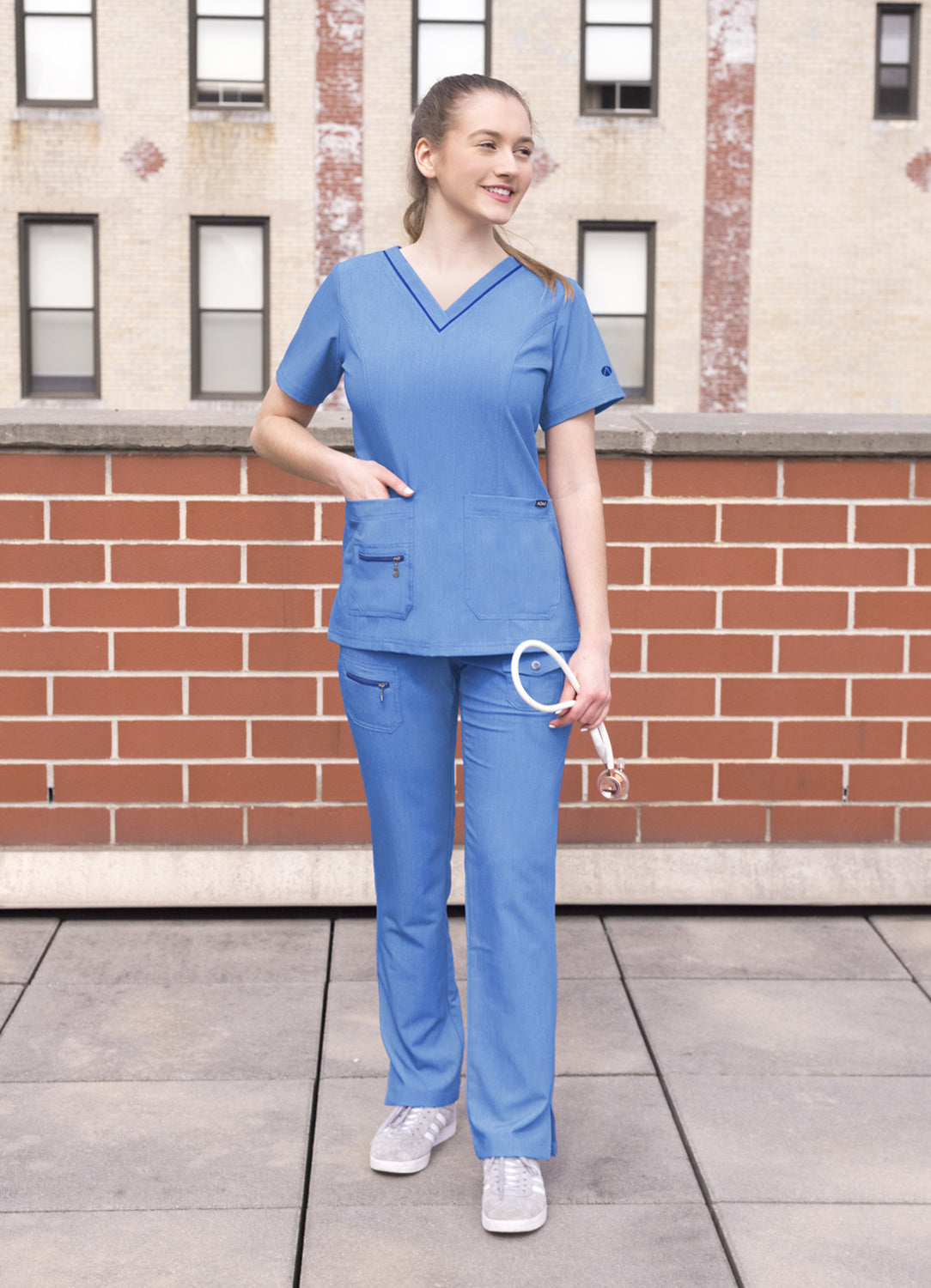 ADAR Pro Women's Elevated V-neck Scrub Top