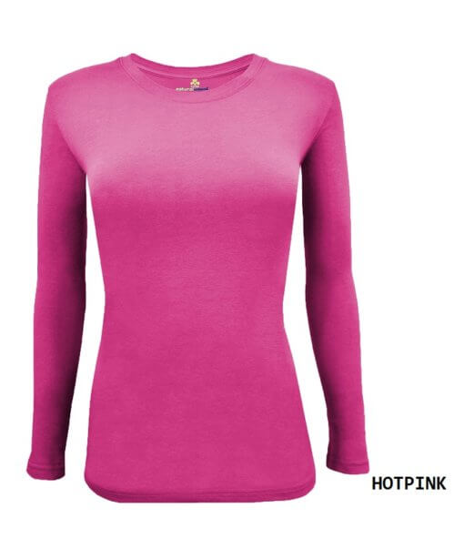 Long Sleeve Under Scrub Stretch Crew Neck T-Shirt 716