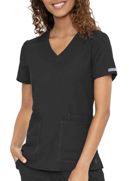 Medcouture Insight Three Pocket Top MC2411