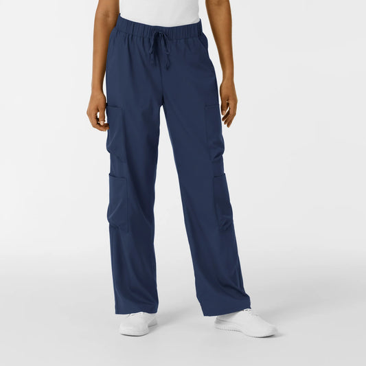Wink Boundless Women's Classic Wide Leg Double Cargo Scrub Pant 5451