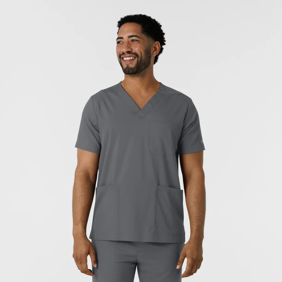 Wink Boundless Men'a Multi Pocket V-Neck 6351