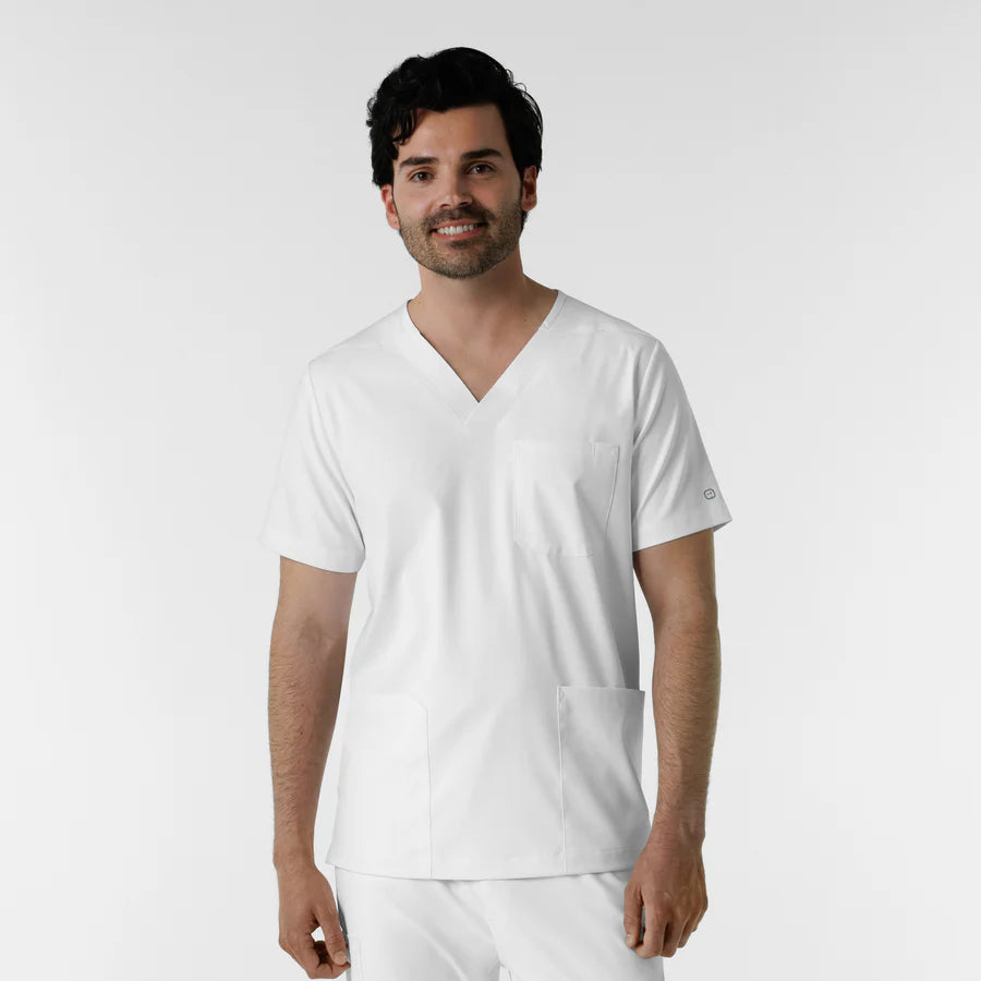 Wink Boundless Men'a Multi Pocket V-Neck 6351
