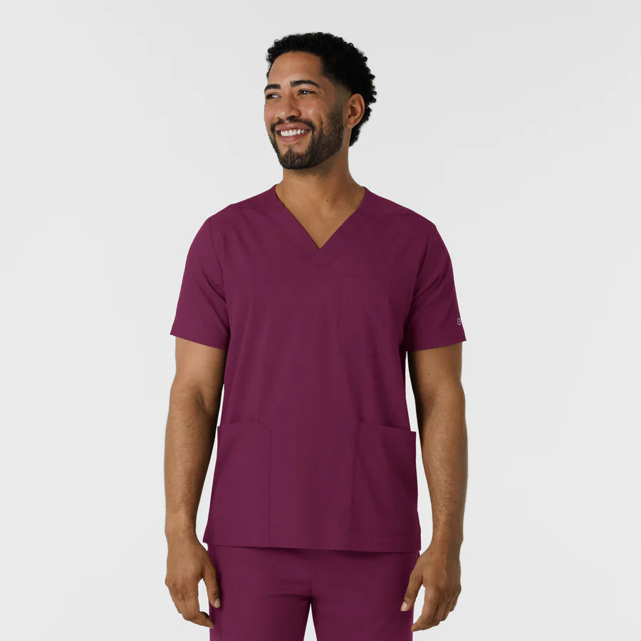 Wink Boundless Men'a Multi Pocket V-Neck 6351