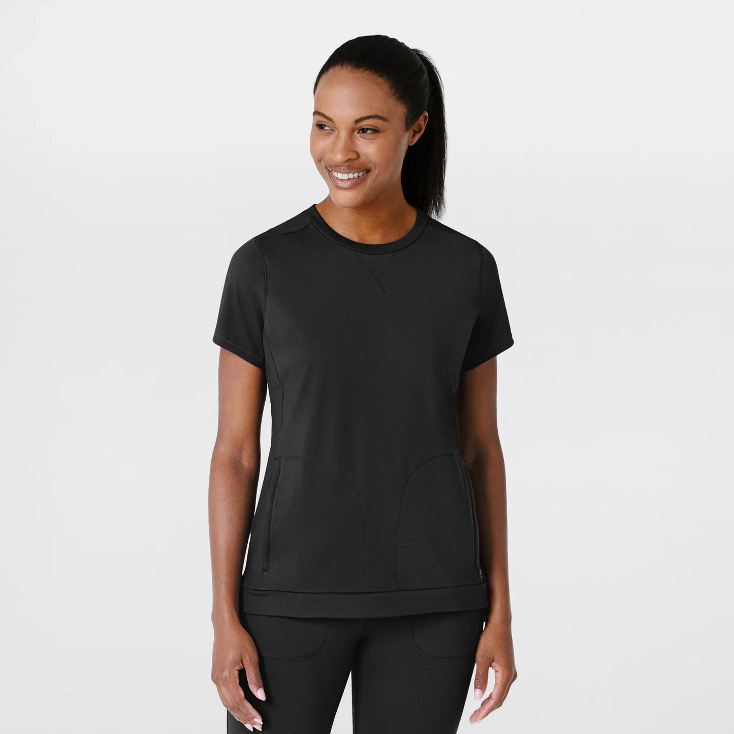 Wink RENEW Knit Women's Flex-n-Reach Crew Neck Scrub Top 6359