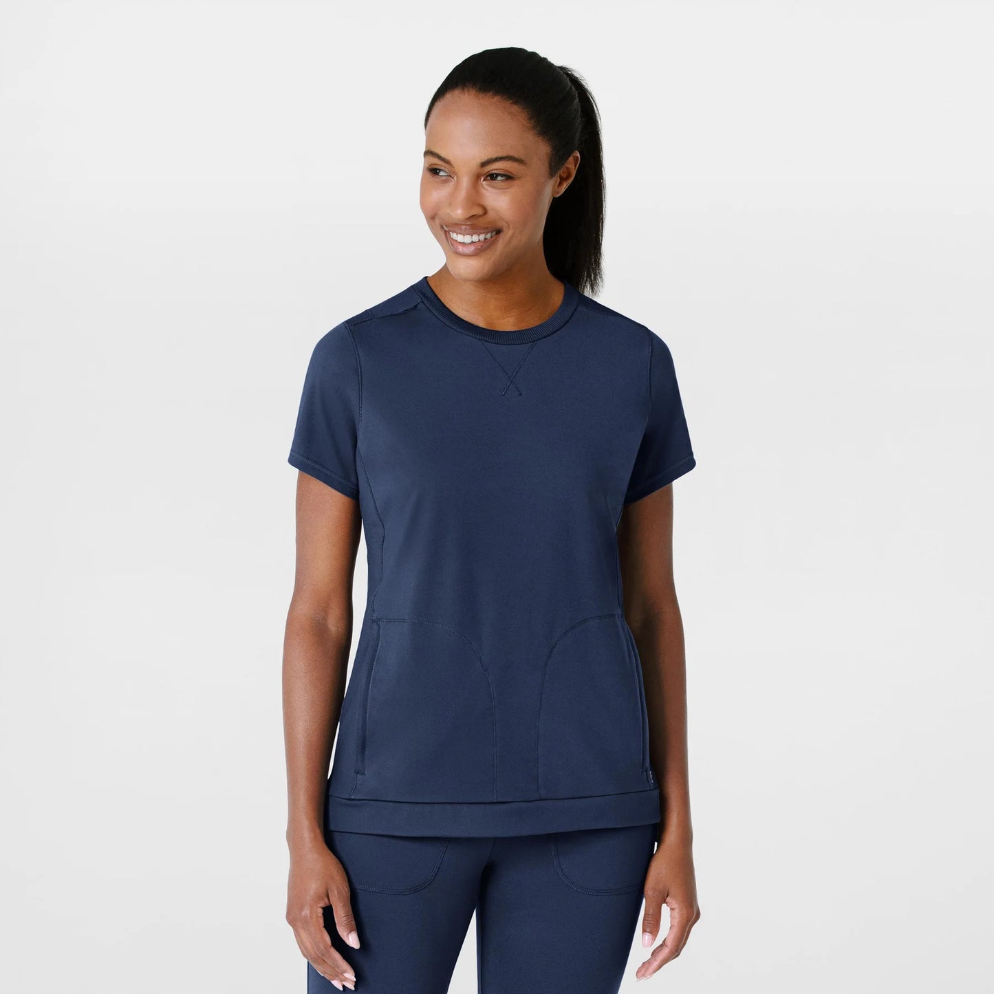 Wink RENEW Knit Women's Flex-n-Reach Crew Neck Scrub Top 6359