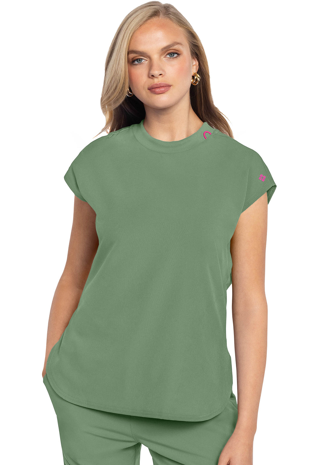 MedCouture AMP Round Neck Tuckable Top Mc703