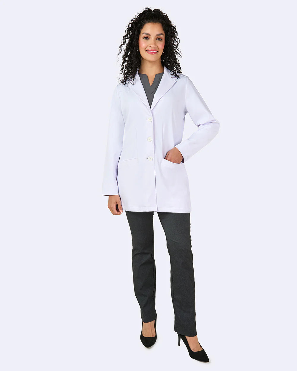 Zavaté Lola Lab Coat White 4013