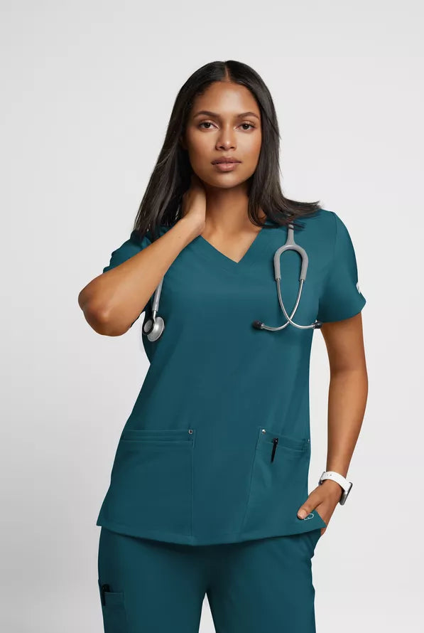 Ava Therese Zavate Studio Focus V-Neck Top 1165