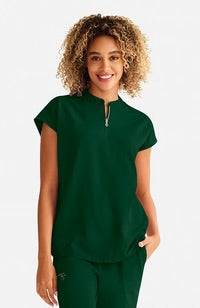Sandy Boxy Zip Top 2286