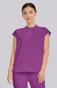 Sandy Boxy Zip Top 2286