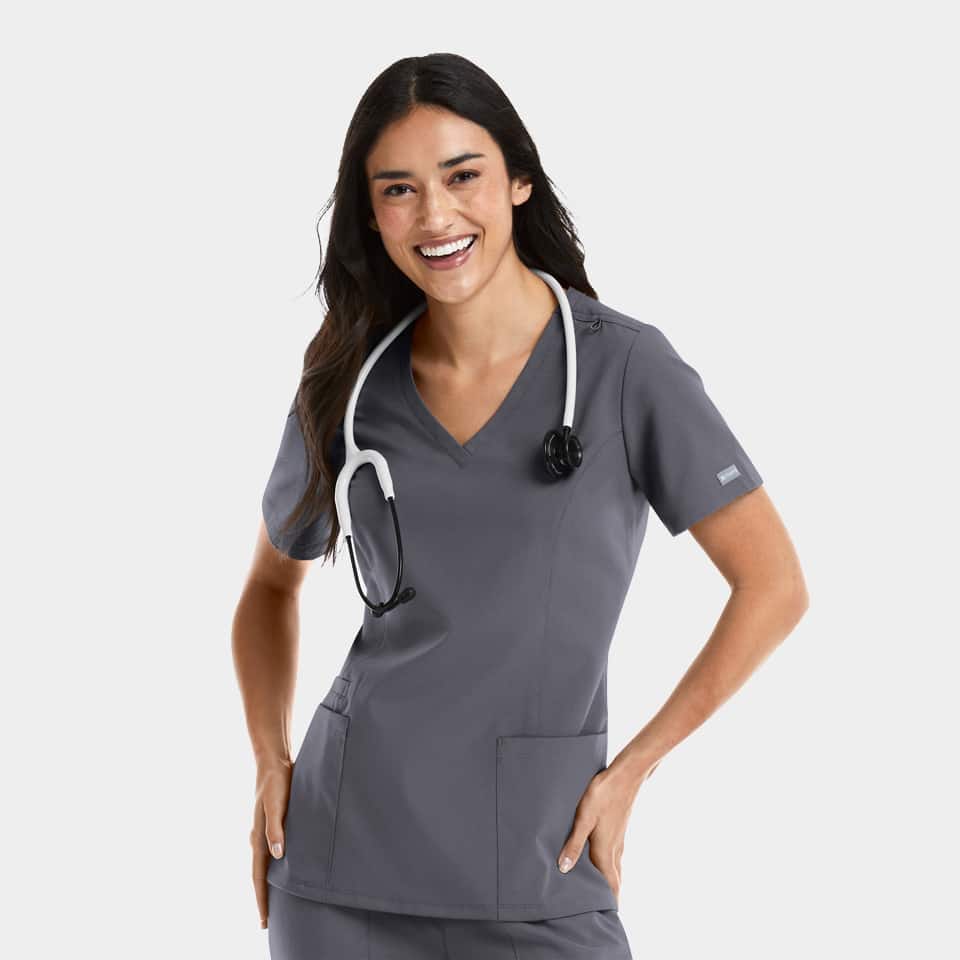 Maevn Women’s Double V-Neck Top  5001