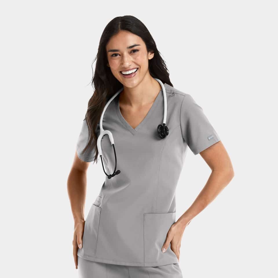 Maevn Women’s Double V-Neck Top  5001
