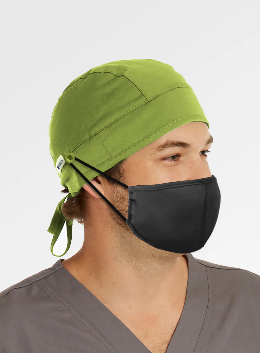 Maevn Scrub Cap Unisex Cap with Button NC015