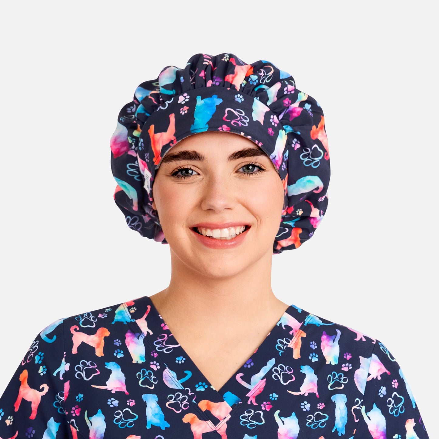Maevn Printed Bouffant Caps