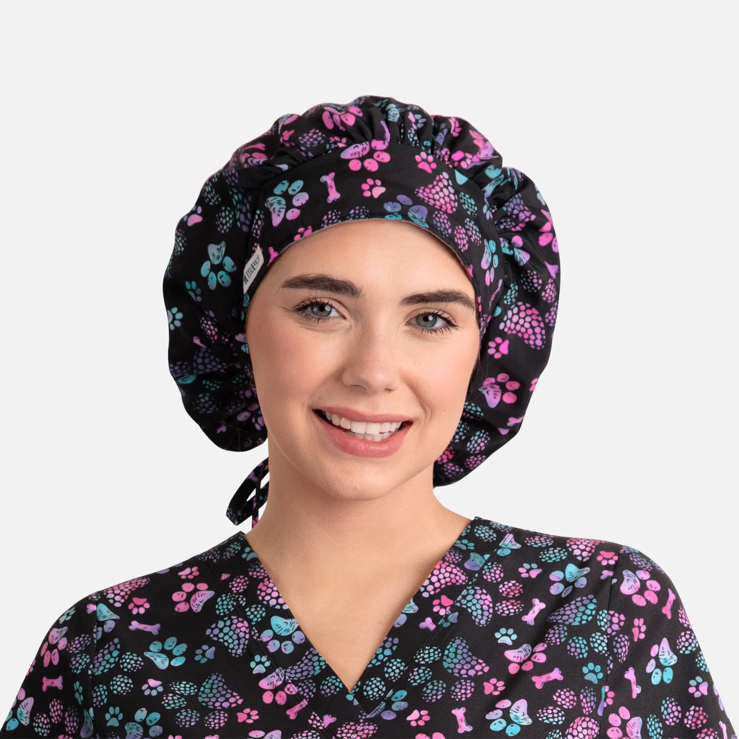 Maevn Printed Bouffant Caps