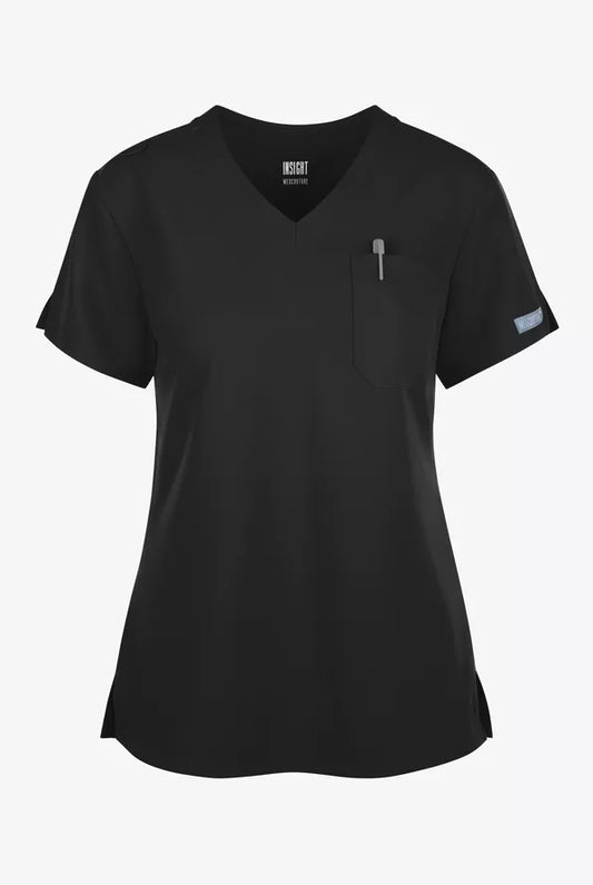Med Couture Insight Women's One Pocket Tuck In Top MC2432